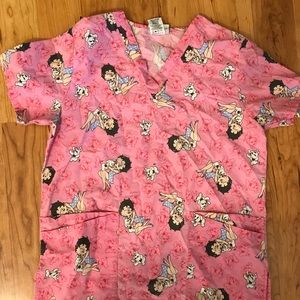 Disney scrub top